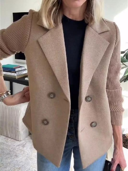 Mid-Length Shawl Collar Overcoat with Buttoned Front Modeberg Bern