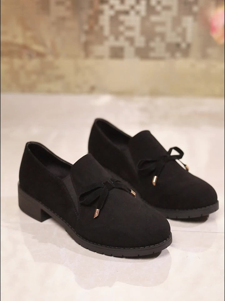 Bow-Detail Slip-On Loafers Modeberg Bern