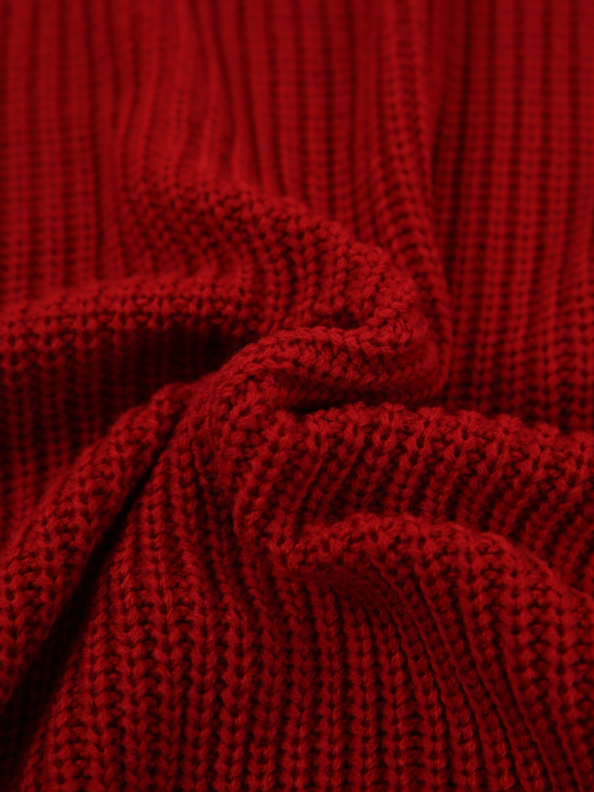 Relaxed Half Roll Neck Jumper Dress in Ribbed Knit Modeberg Bern