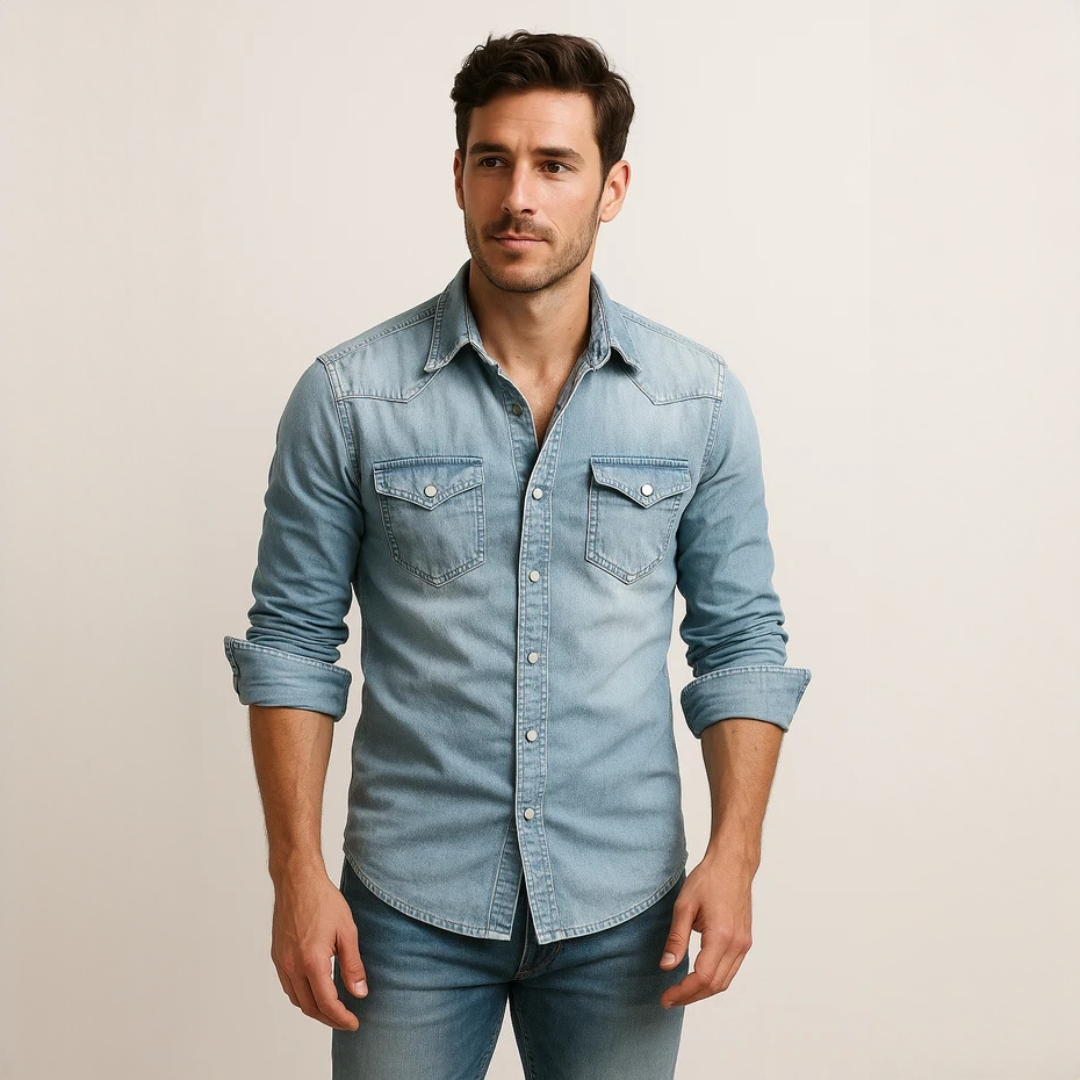 Maxime - Bequemes Langarm-Poloshirt Modeberg Bern