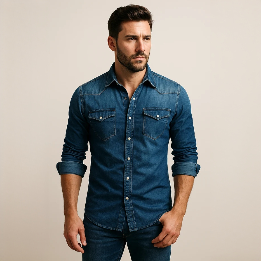 Maxime - Bequemes Langarm-Poloshirt Modeberg Bern