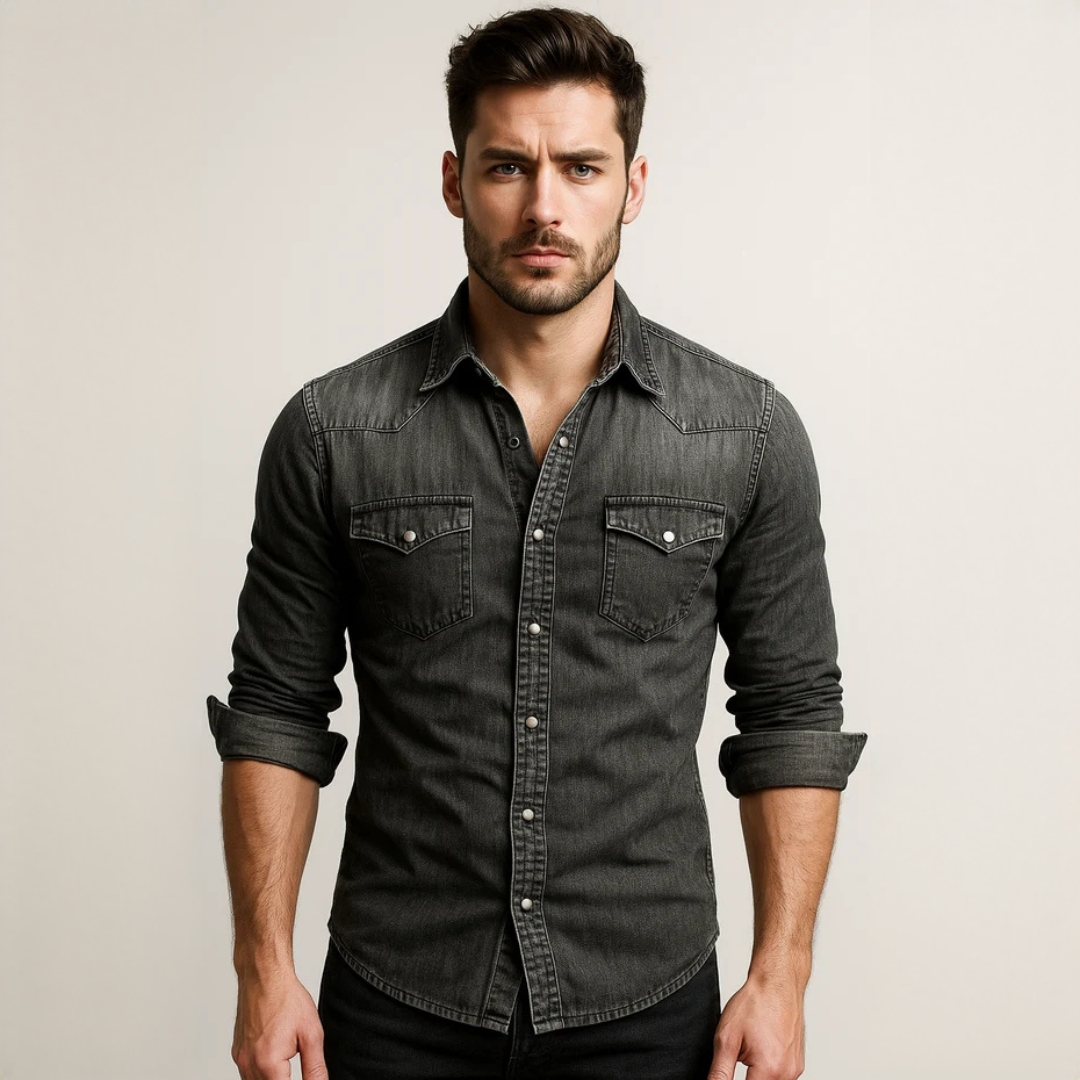 Maxime - Bequemes Langarm-Poloshirt Modeberg Bern