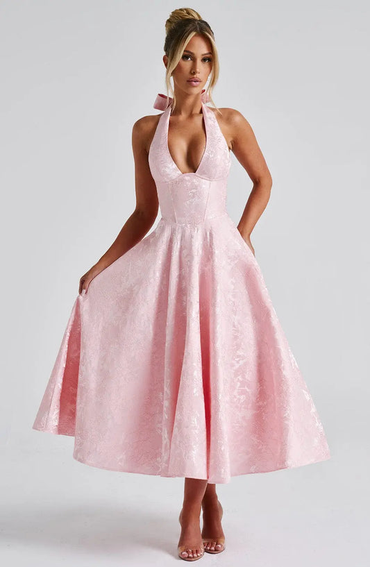 Ara™  Elegantes Midi Kleid mit Neckholder-Ausschnitt Modeberg Bern