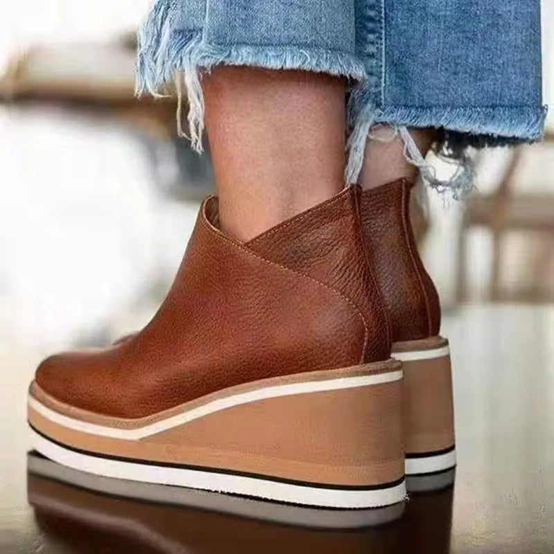 Women's Waterproof Side-Zip Ankle Boots Modeberg Bern