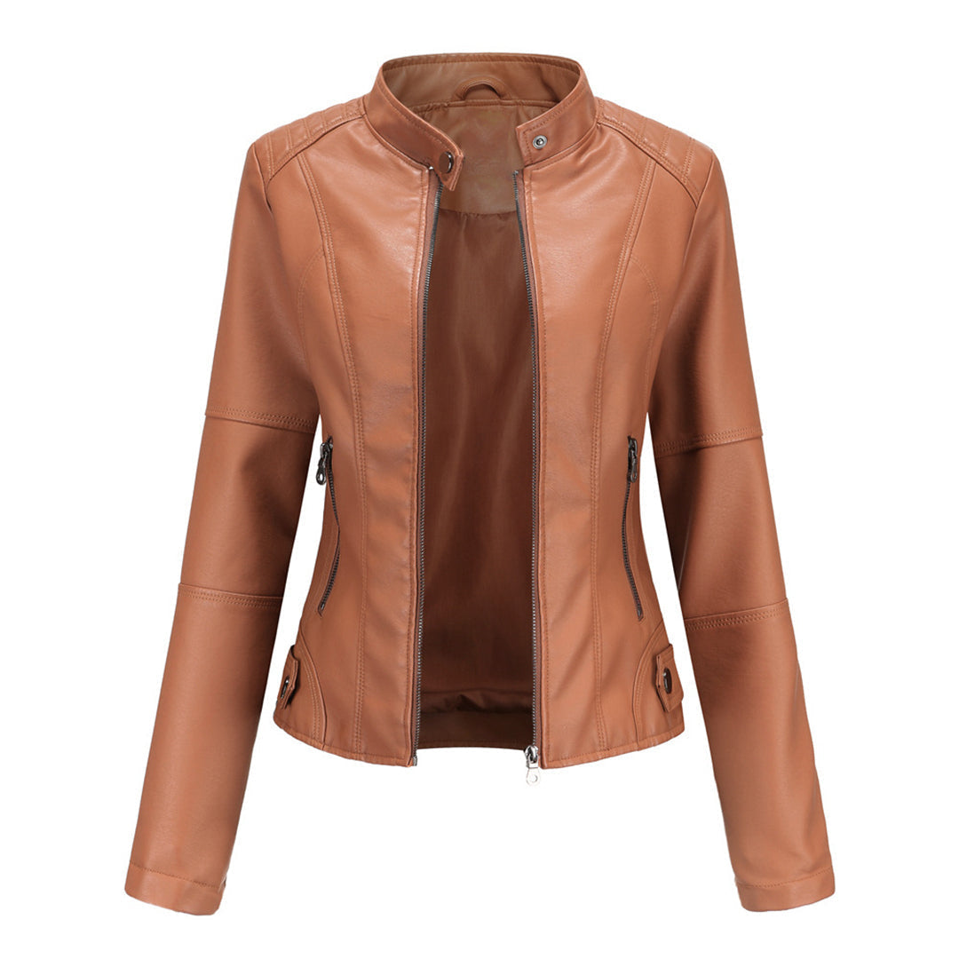 Vintage Leather-Look Jacket for Everyday Elegance Modeberg Bern