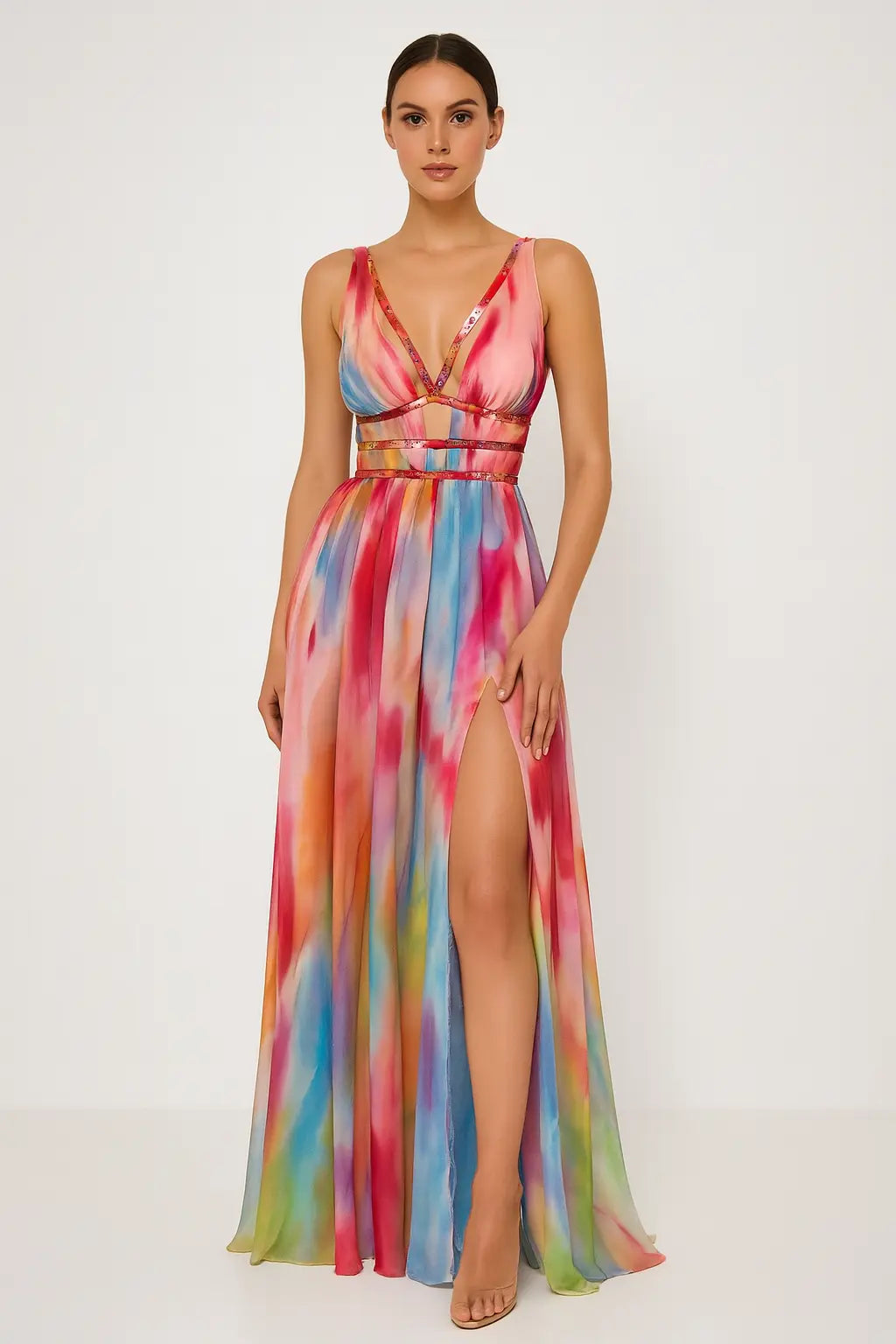 Cara™ –  Künstlerisches Maxi Kleid Modeberg Bern