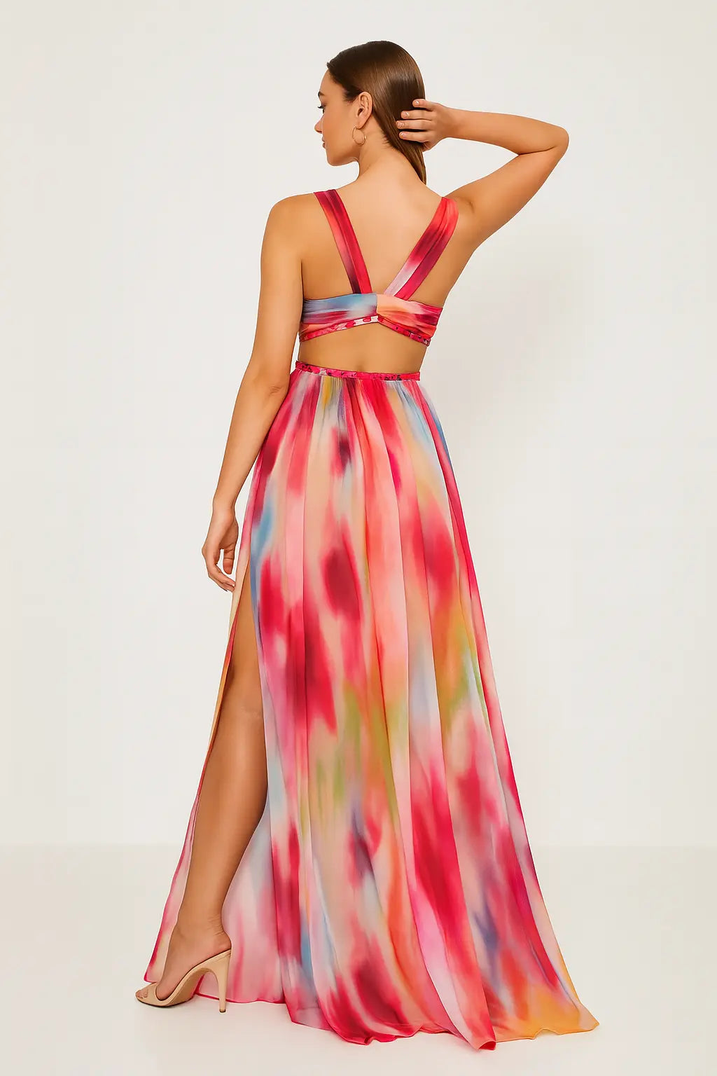 Cara™ –  Künstlerisches Maxi Kleid Modeberg Bern
