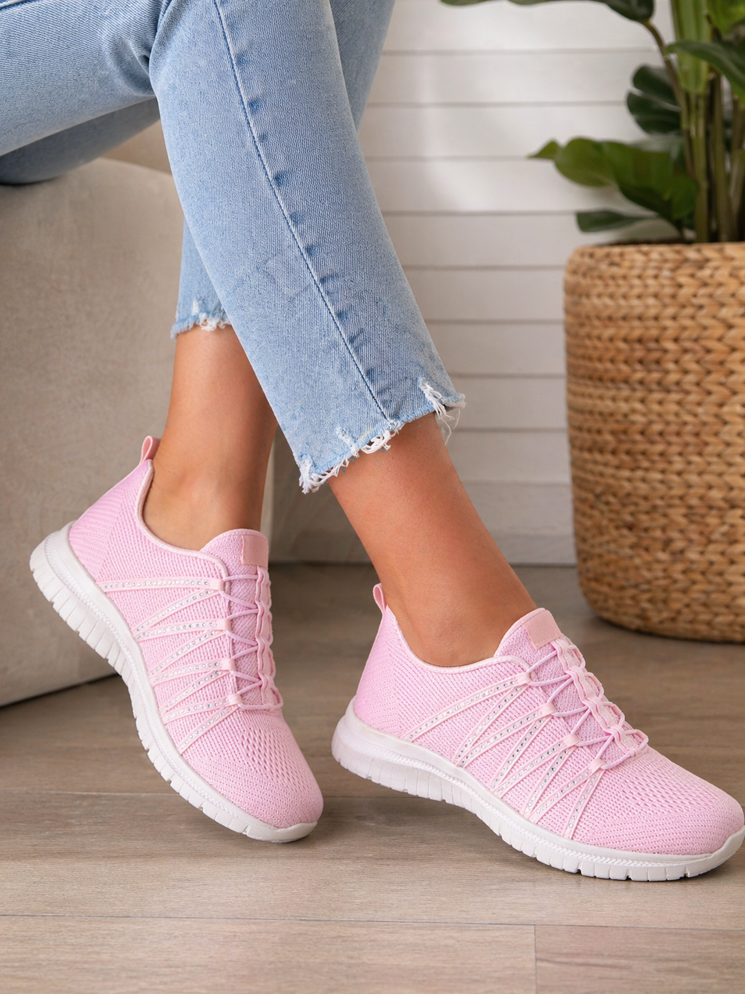 Sparkle Knit Breathable Trainers Modeberg Bern