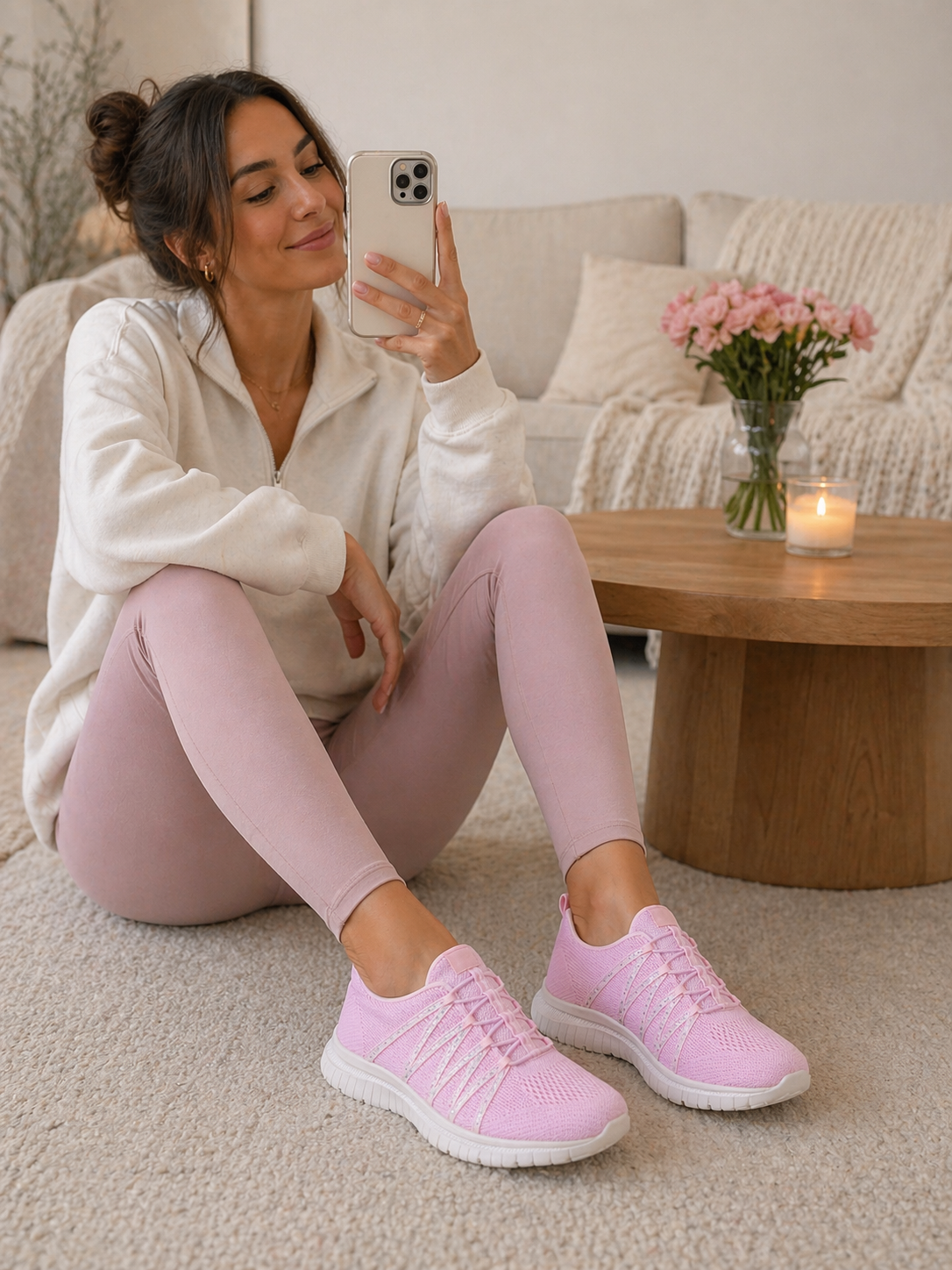 Sparkle Knit Breathable Trainers Modeberg Bern
