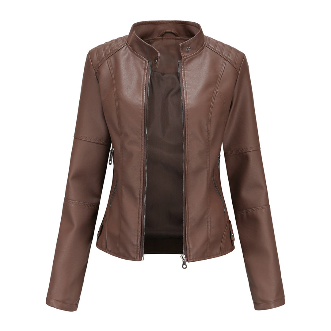 Vintage Leather-Look Jacket for Everyday Elegance Modeberg Bern