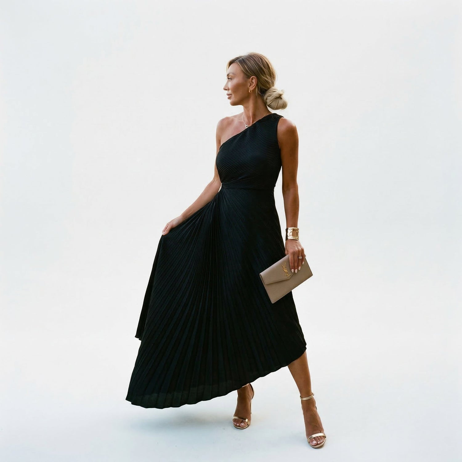 One-Shoulder Wedding Guest Dress Modeberg Bern