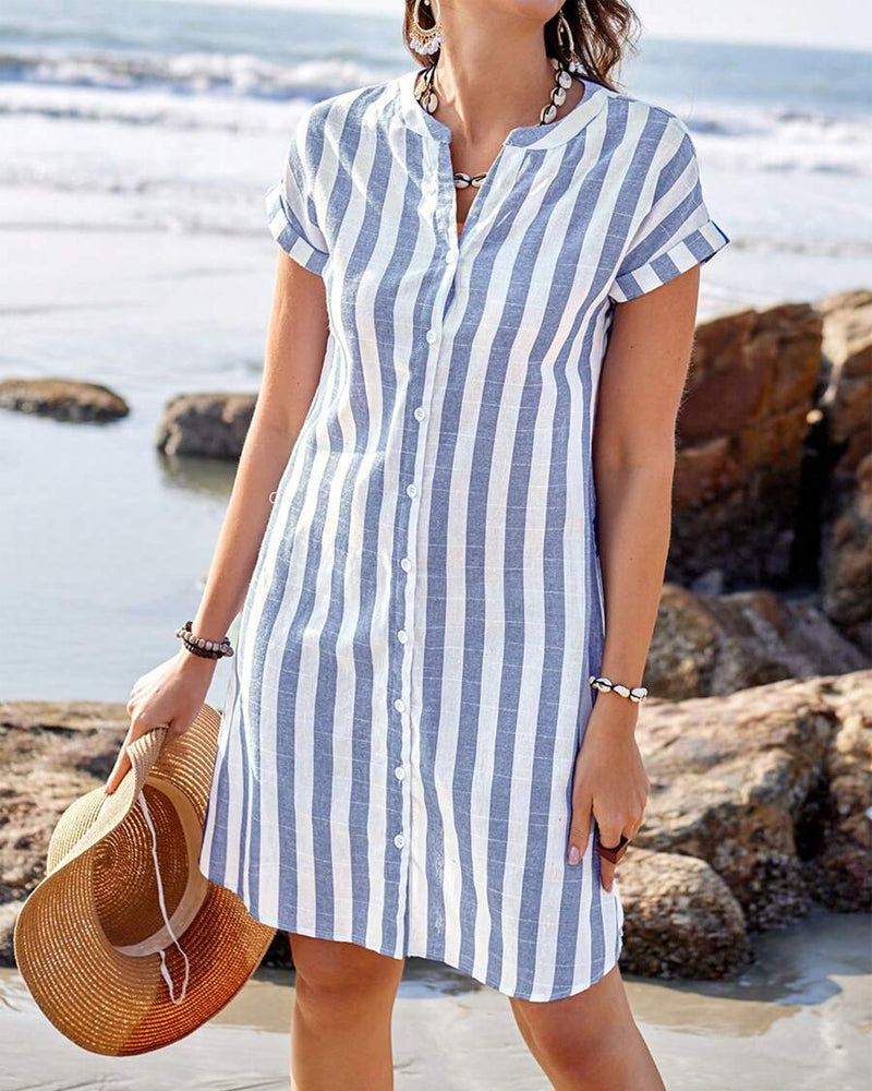 Elonie™ Striped shirt dress with elegant cut Modeberg Bern