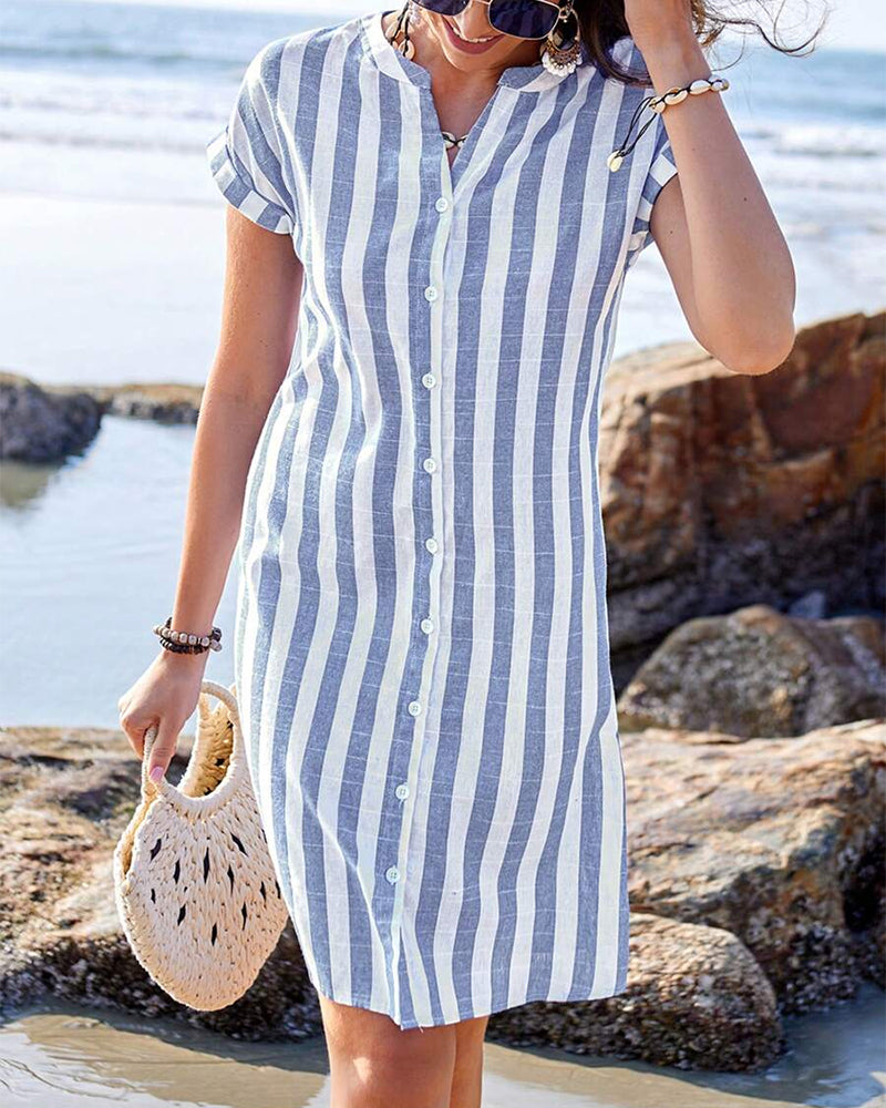Elonie™ Striped shirt dress with elegant cut Modeberg Bern