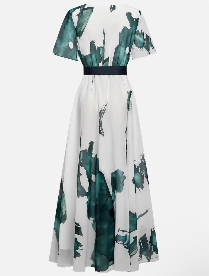 Elvano™ Maxikleid mit Aquarellmuster Modeberg Bern