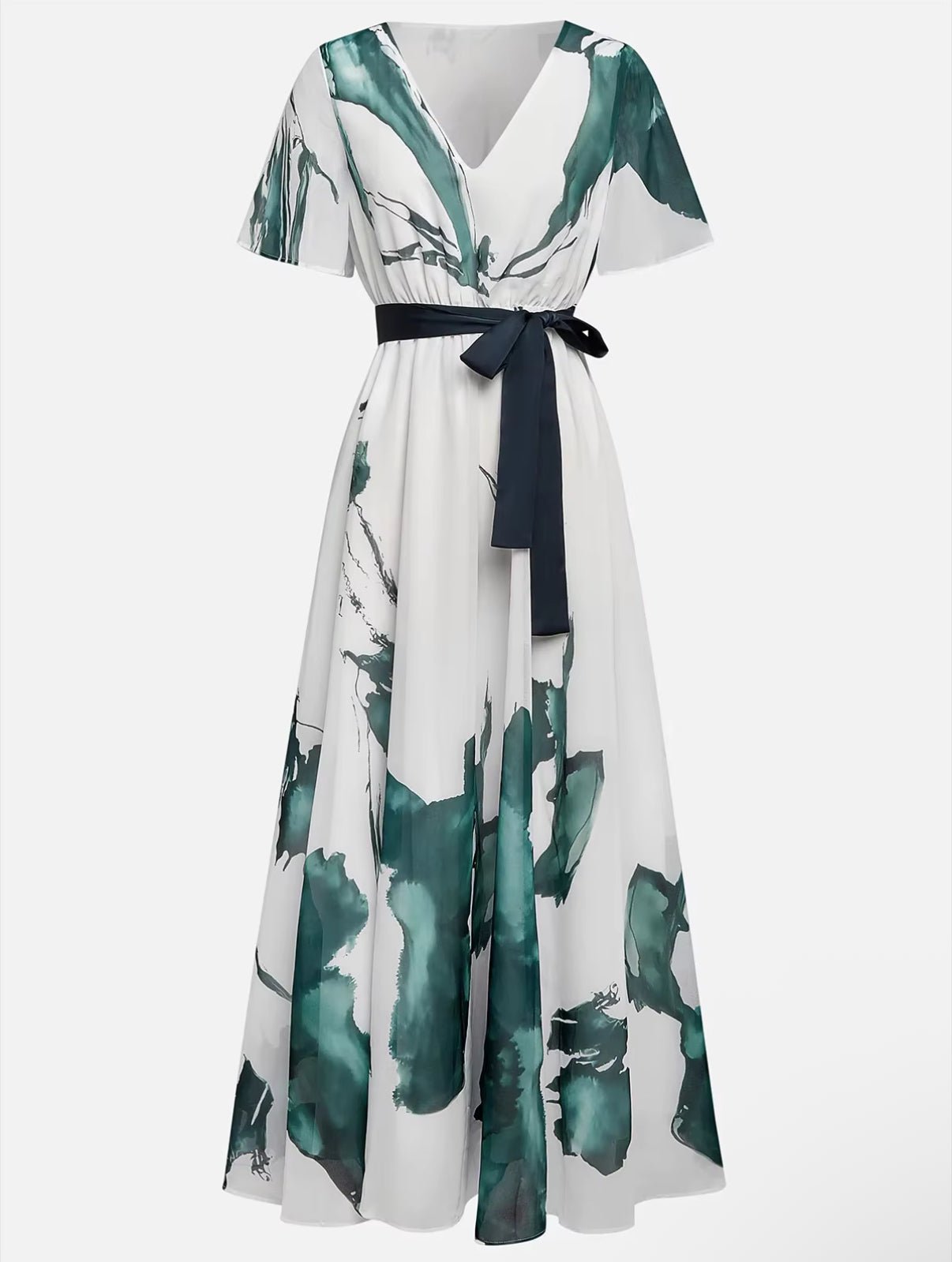 Elvano™ Maxikleid mit Aquarellmuster Modeberg Bern