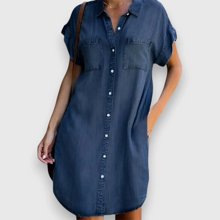 Fabienne™ Denimkleid im Vintage-Stil Modeberg Bern