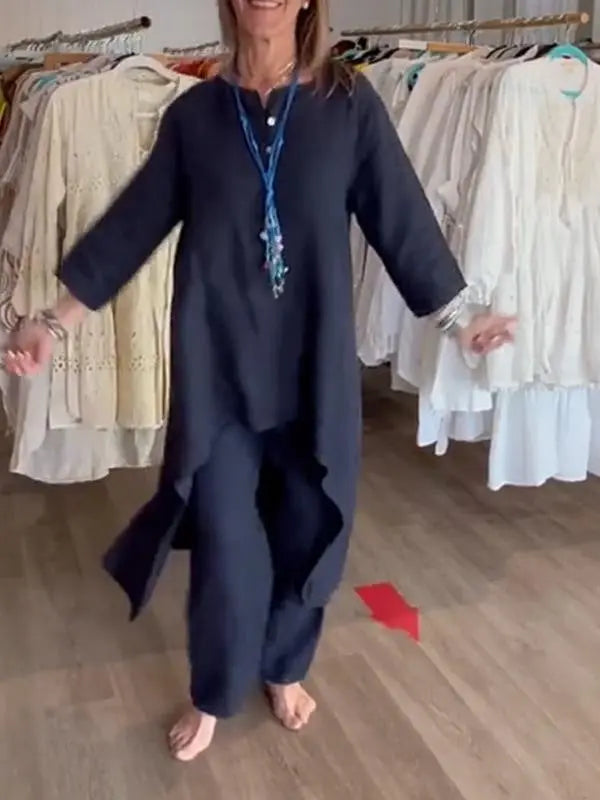 Fayen™ Leinen-Freizeitanzug für Damen Modeberg Bern