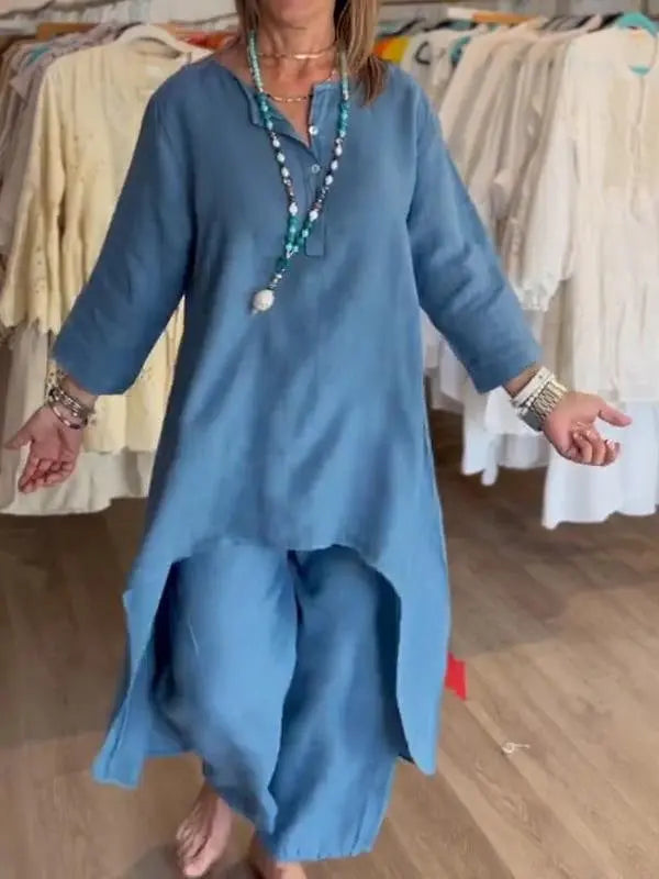 Fayen™ Leinen-Freizeitanzug für Damen Modeberg Bern