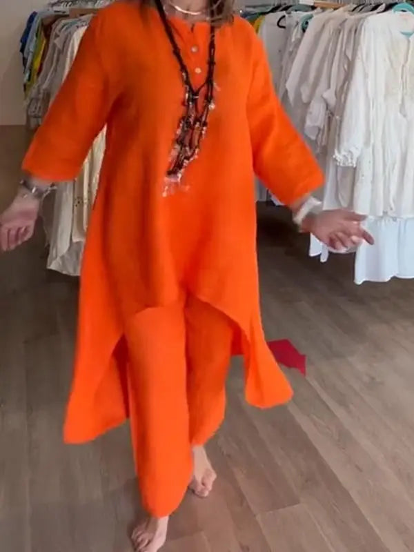 Fayen™ Leinen-Freizeitanzug für Damen Modeberg Bern
