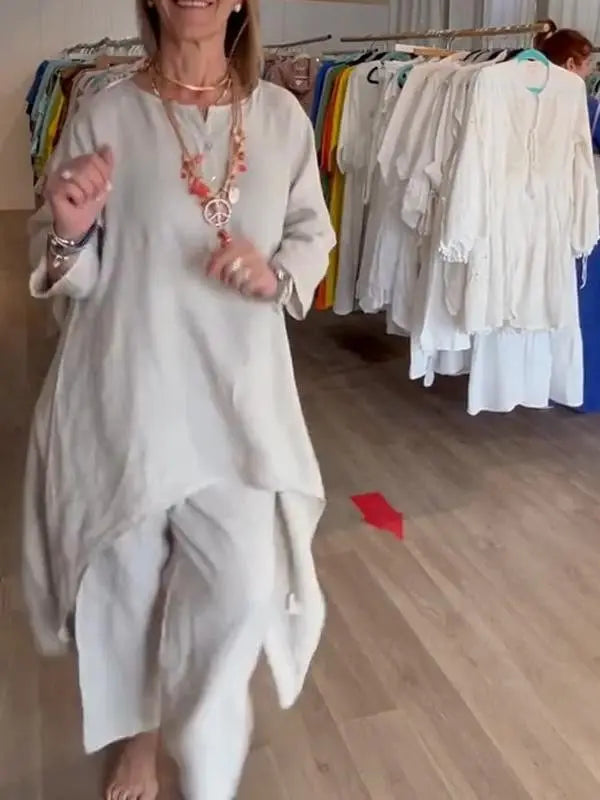 Fayen™ Leinen-Freizeitanzug für Damen Modeberg Bern