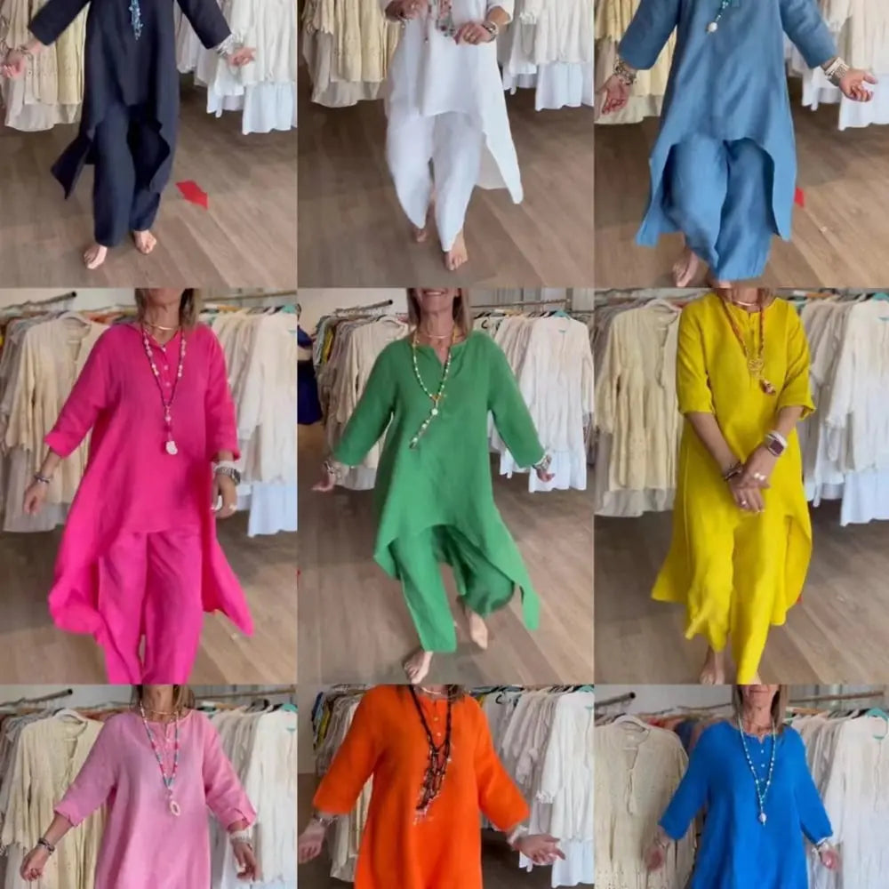 Fayen™ Leinen-Freizeitanzug für Damen Modeberg Bern