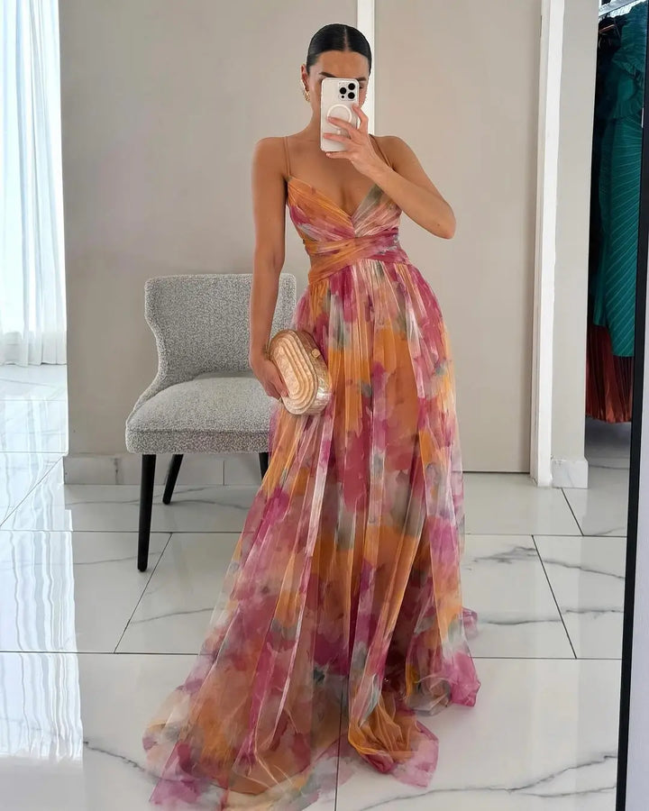 Fenja™ Langes Kleid mit Blumendesign Modeberg Bern