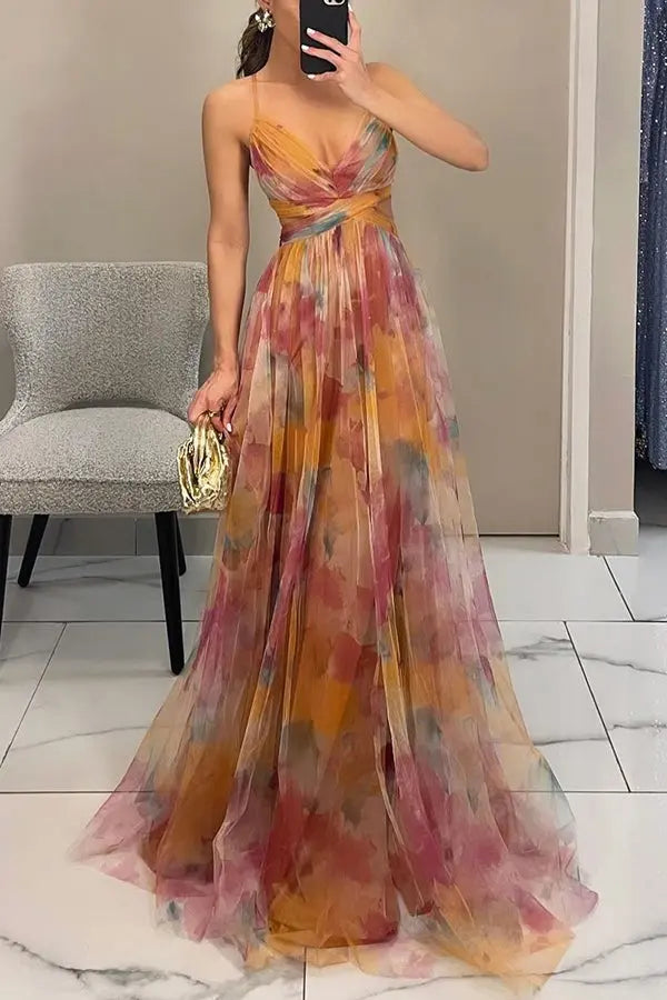 Fenja™ Langes Kleid mit Blumendesign Modeberg Bern