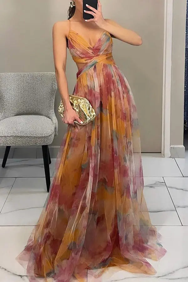 Fenja™ Langes Kleid mit Blumendesign Modeberg Bern