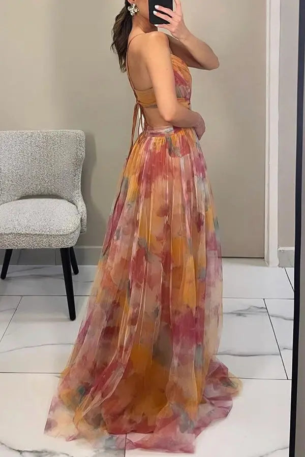 Fenja™ Langes Kleid mit Blumendesign Modeberg Bern