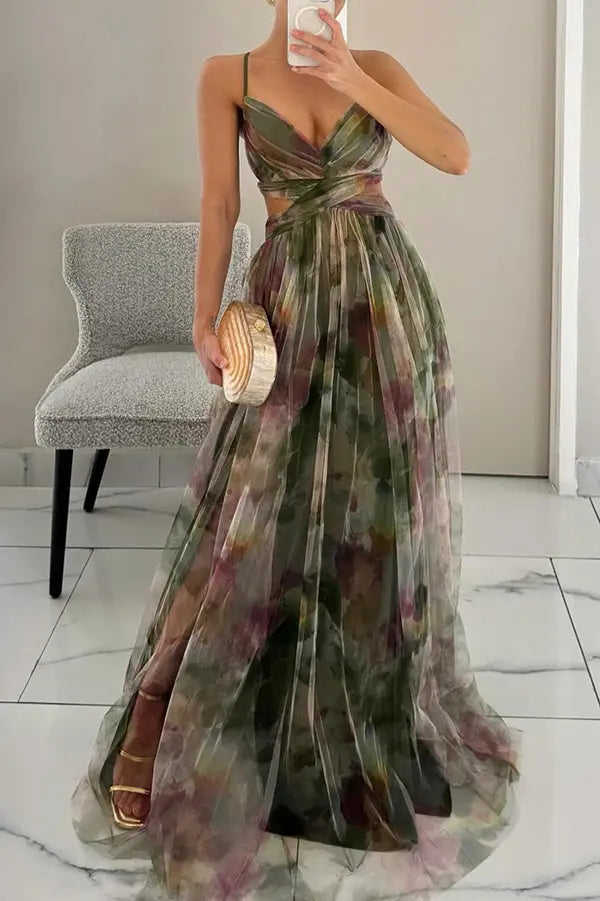 Fenja™ Langes Kleid mit Blumendesign Modeberg Bern