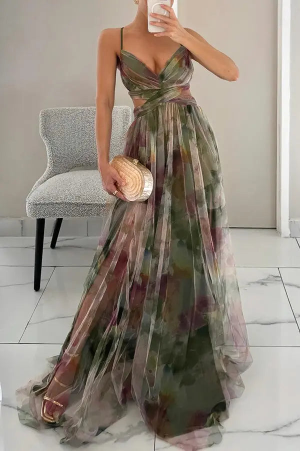Fenja™ Langes Kleid mit Blumendesign Modeberg Bern