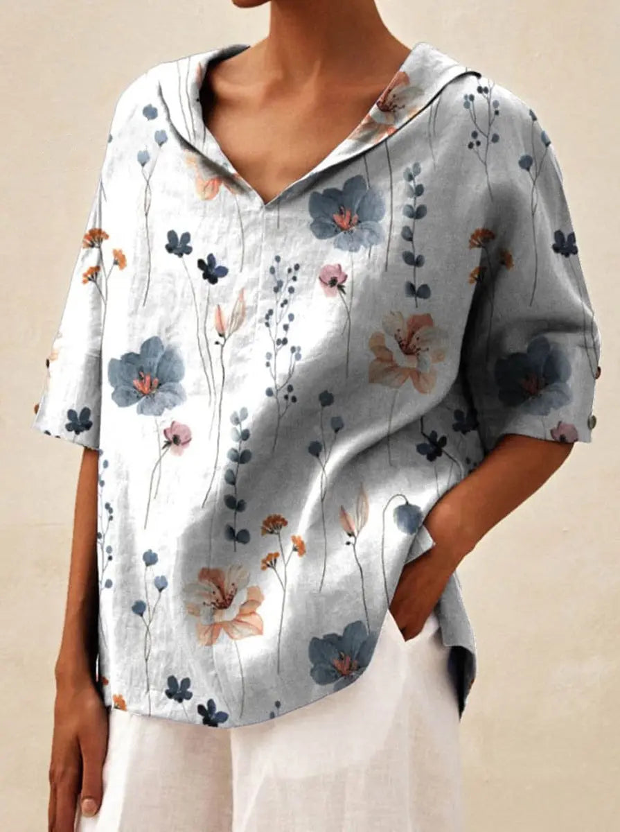 Flora™ –  Elegantes Leinentop 1+1 Gratis Modeberg Bern