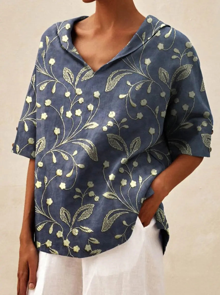 Flora™ –  Elegantes Leinentop 1+1 Gratis Modeberg Bern