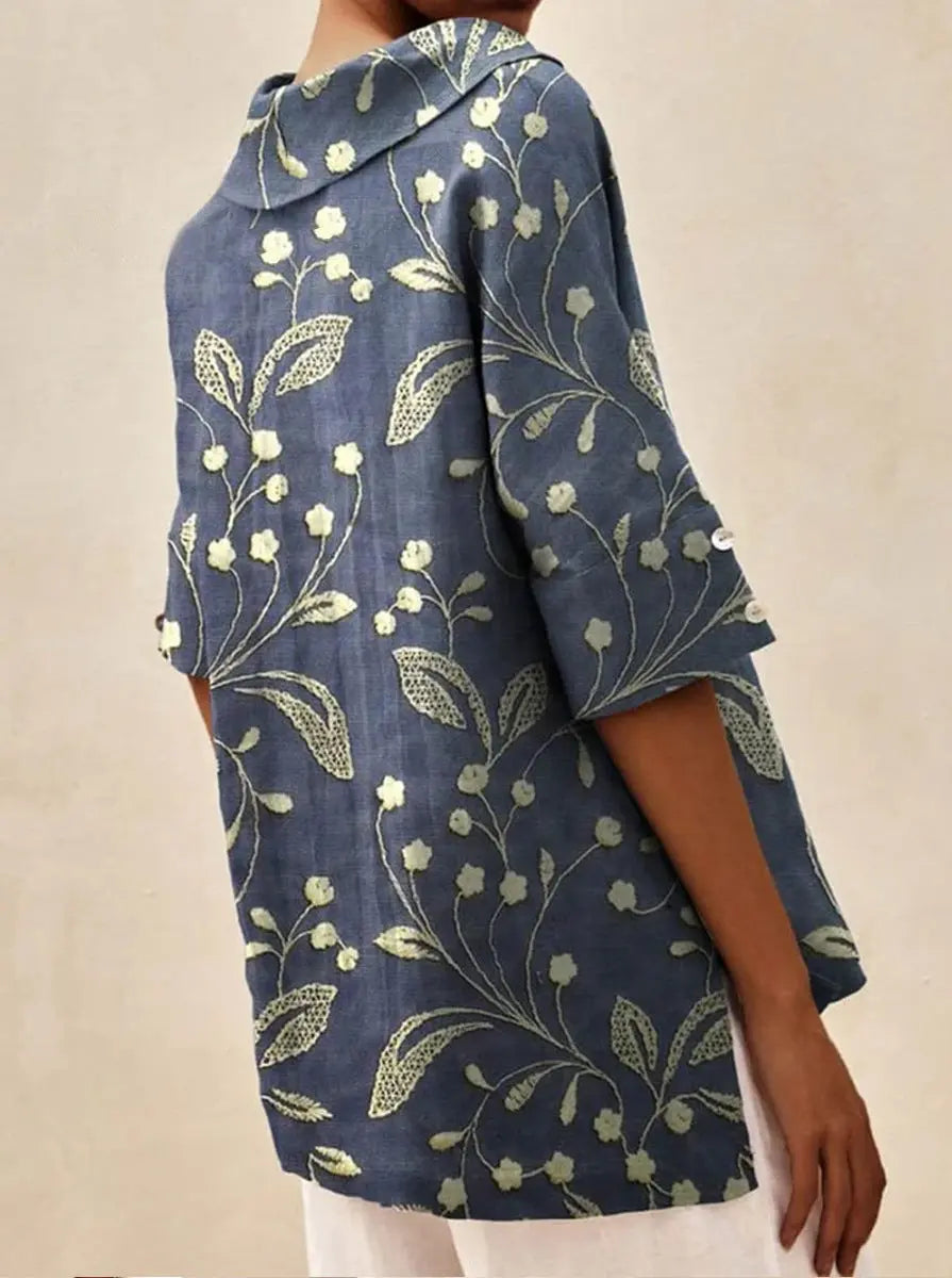 Flora™ –  Elegantes Leinentop 1+1 Gratis Modeberg Bern