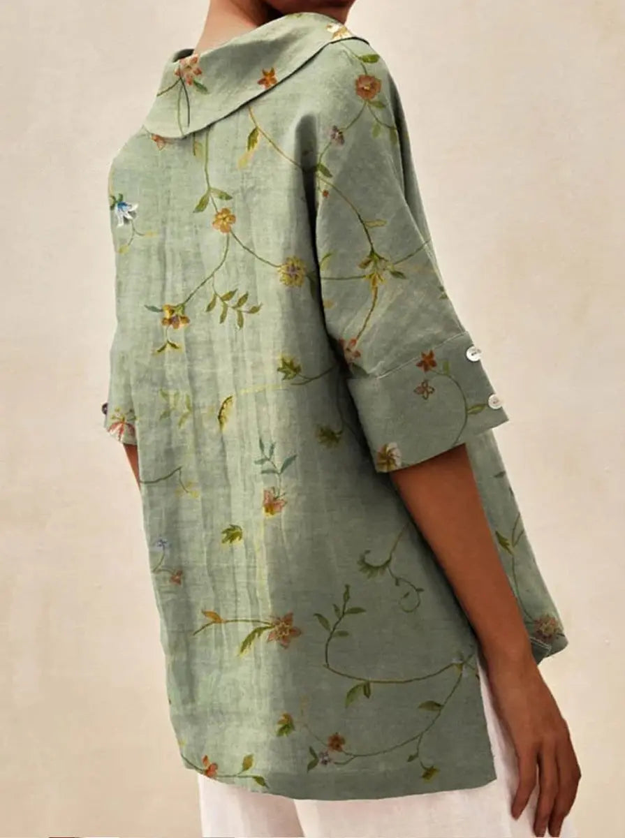 Flora™ –  Elegantes Leinentop 1+1 Gratis Modeberg Bern