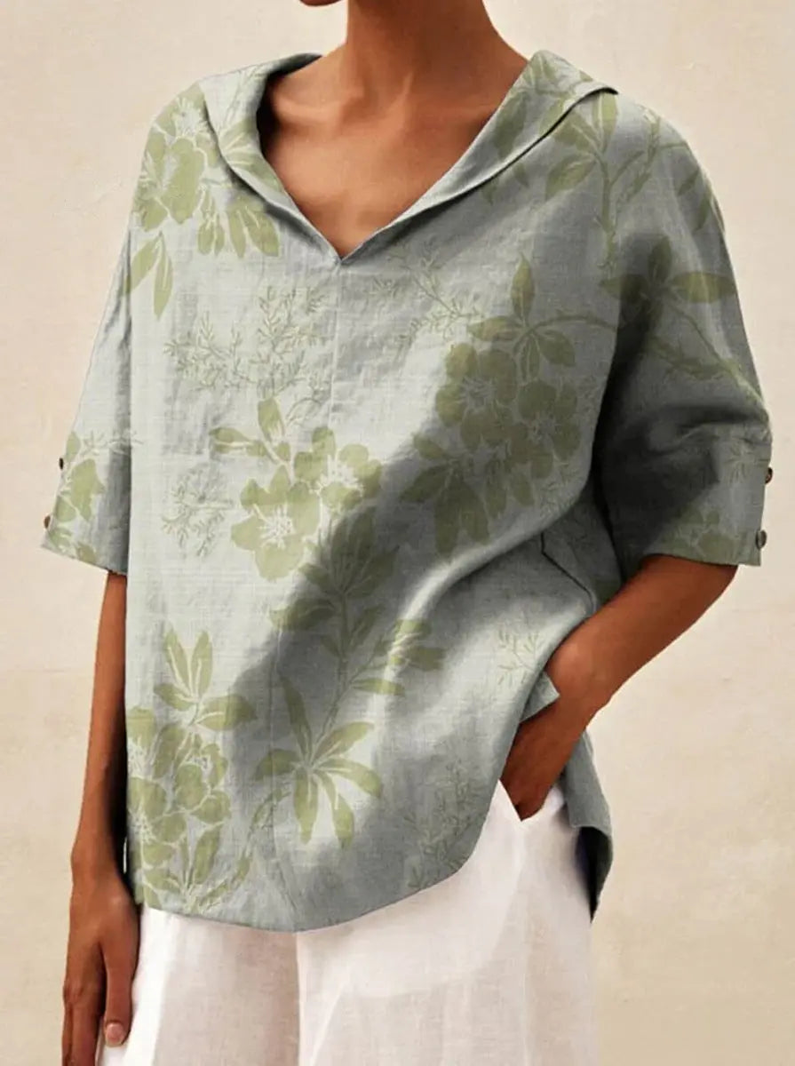 Flora™ –  Elegantes Leinentop 1+1 Gratis Modeberg Bern
