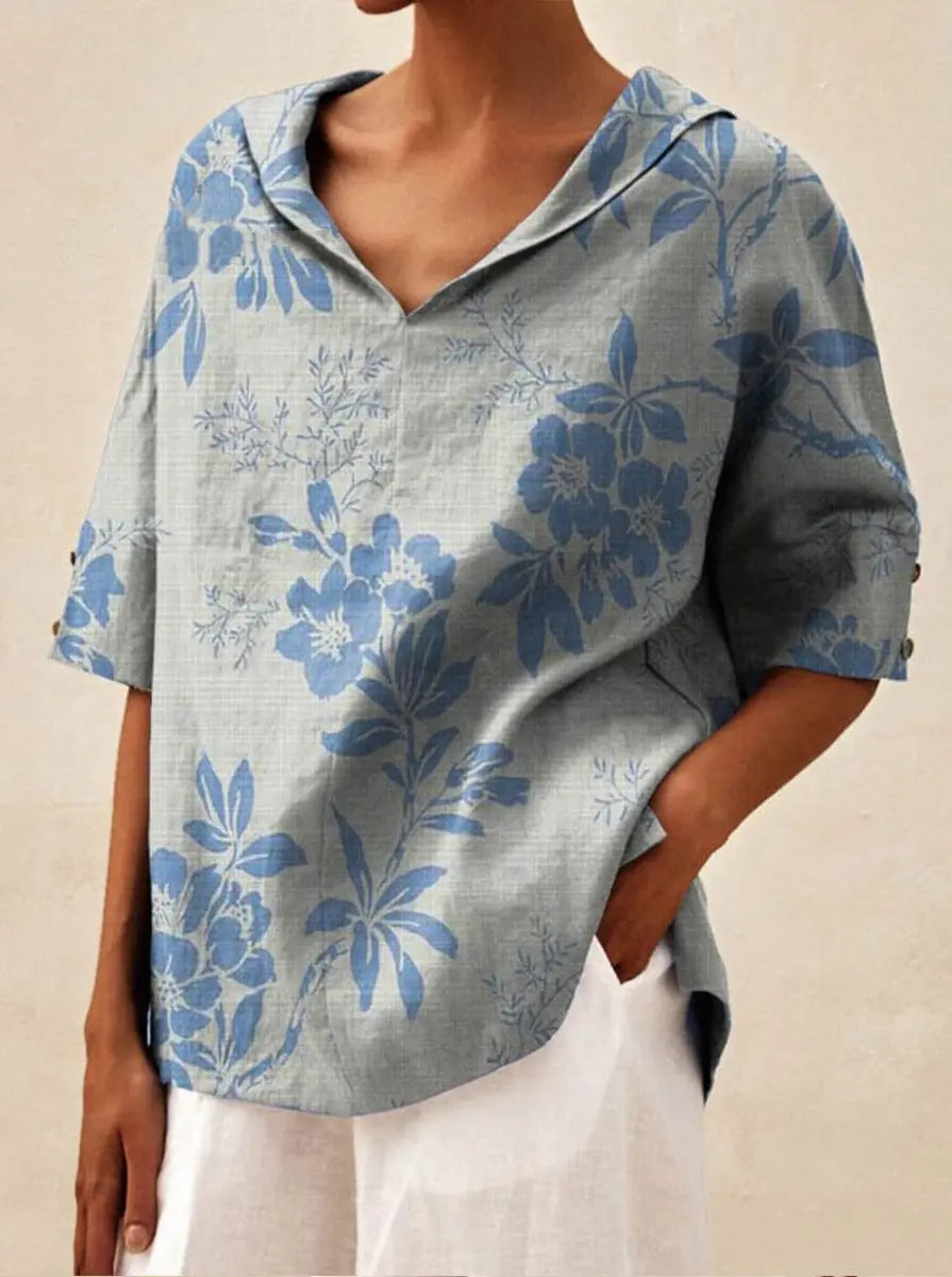 Flora™ –  Elegantes Leinentop 1+1 Gratis Modeberg Bern