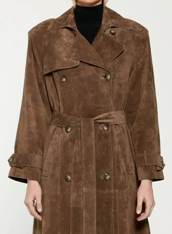 Hellen™ Wildledermantel mit Stil Modeberg Bern