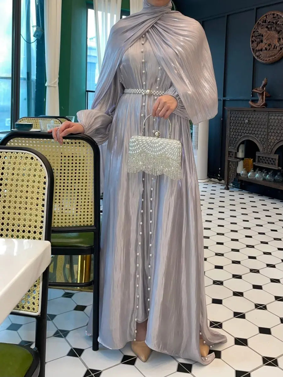 Hidaya™ Luxus-Abaya-Set mit Perlen Modeberg Bern