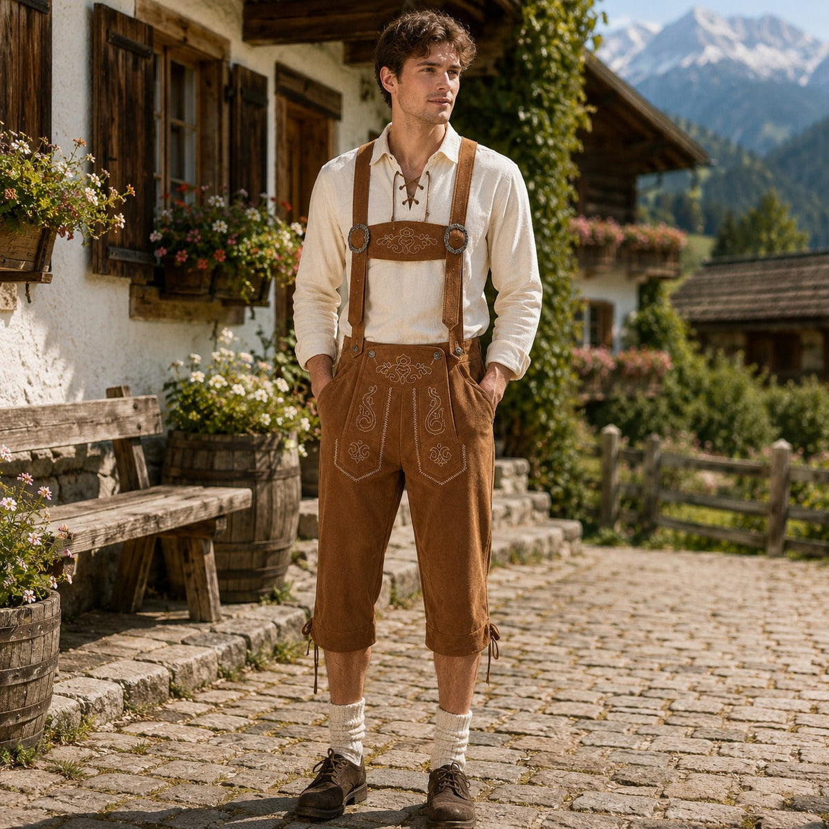 Blake - Traditionelle Oktoberfest-Bermuda-Shorts für festliche Anlässe Modeberg Bern