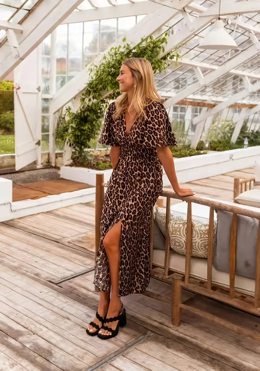 Kiara™ Maxikleid mit Leoparden-Print Modeberg Bern