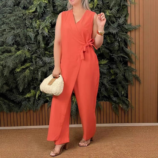 Kiora™ Lässiger Jumpsuit mit V-Ausschnitt Modeberg Bern