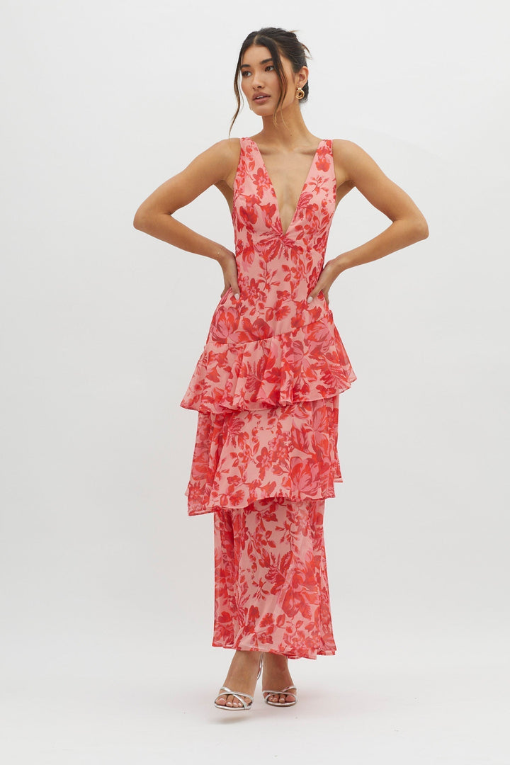 Lenora™ Midikleid mit Blumendruck Modeberg Bern