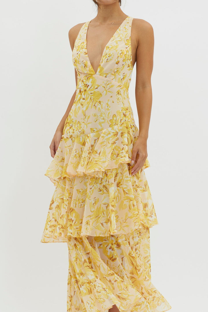 Lenora™ Midikleid mit Blumendruck Modeberg Bern