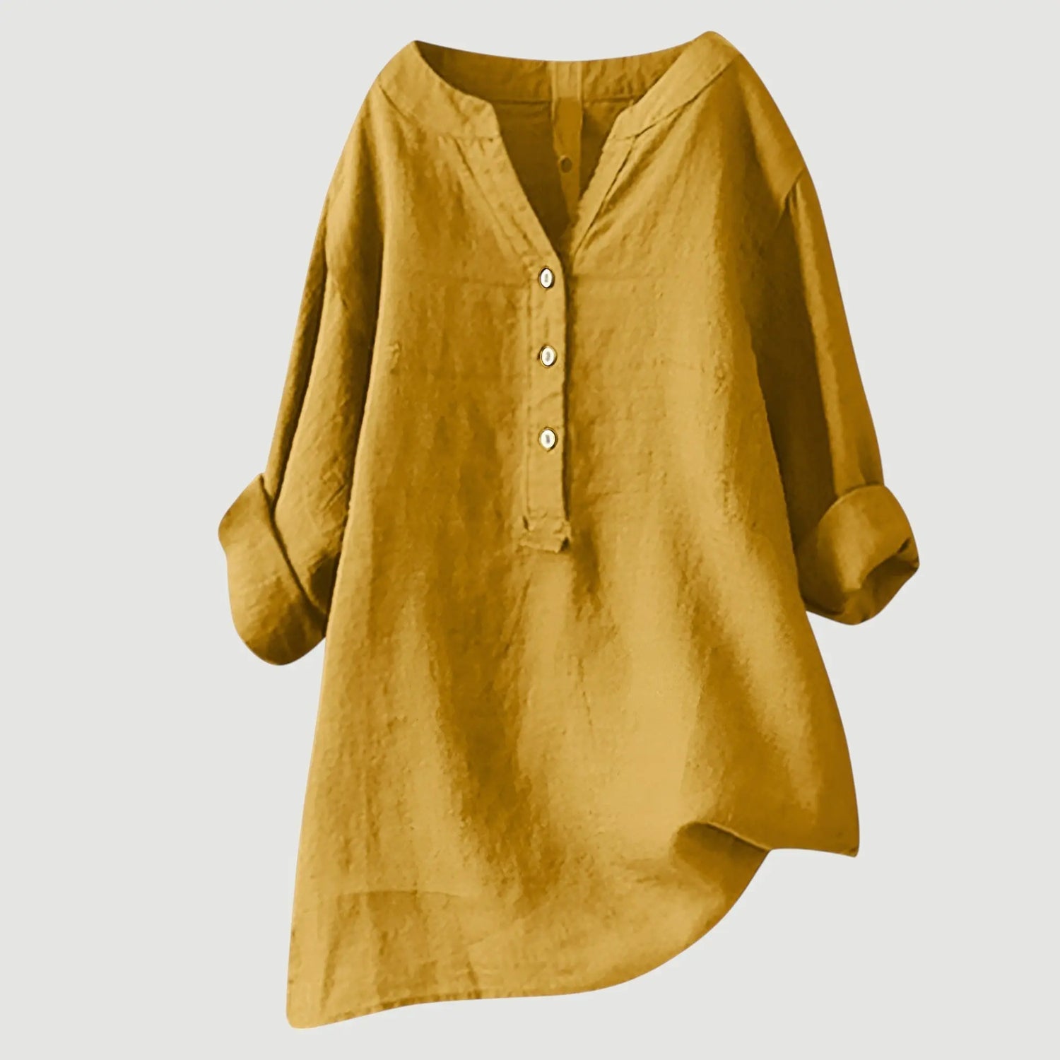 Leo™ –  Angenehmes Leinenhemd mit Knöpfen Modeberg Bern
