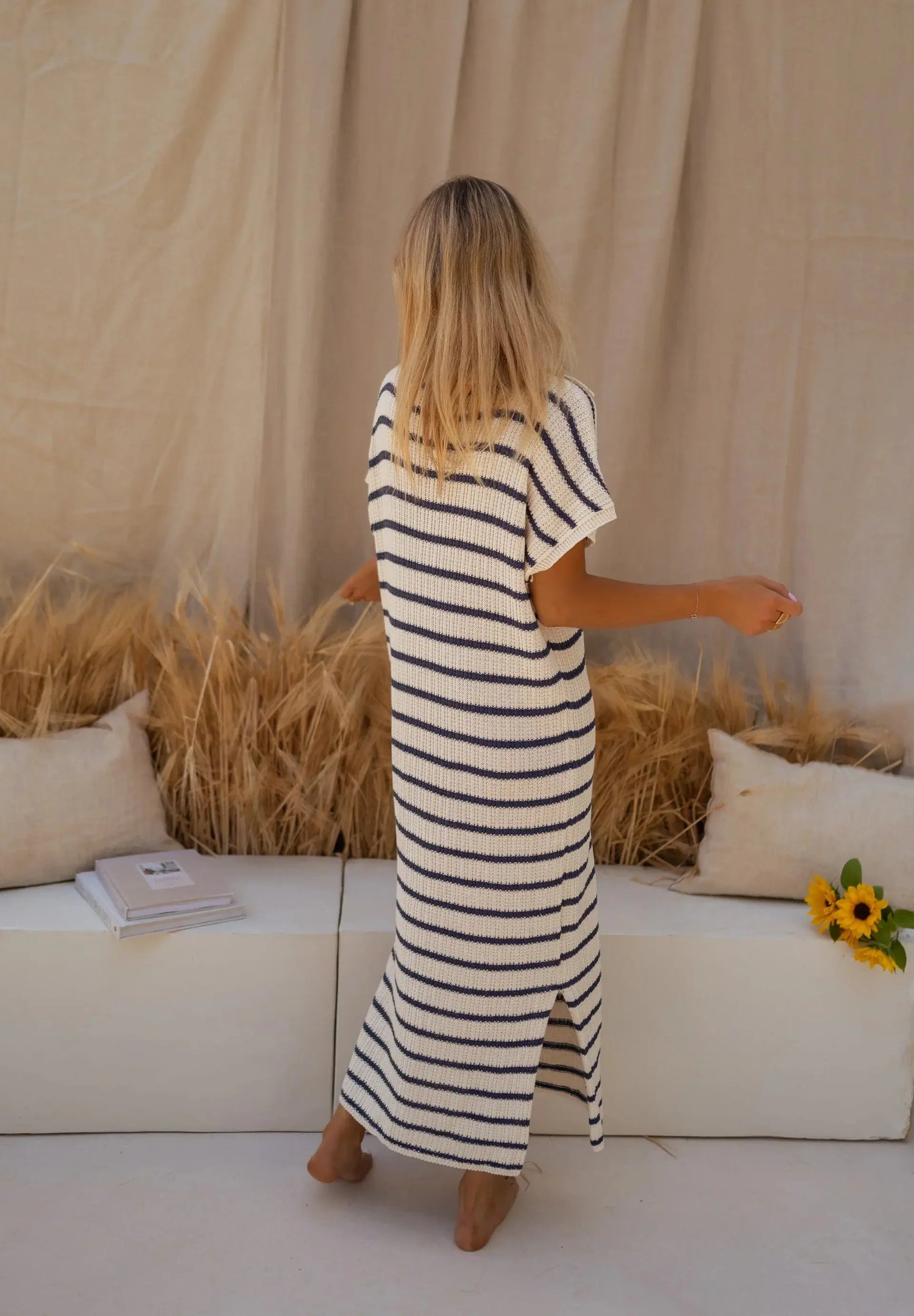 Linnea™ Gestreiftes Strickkleid Modeberg Bern