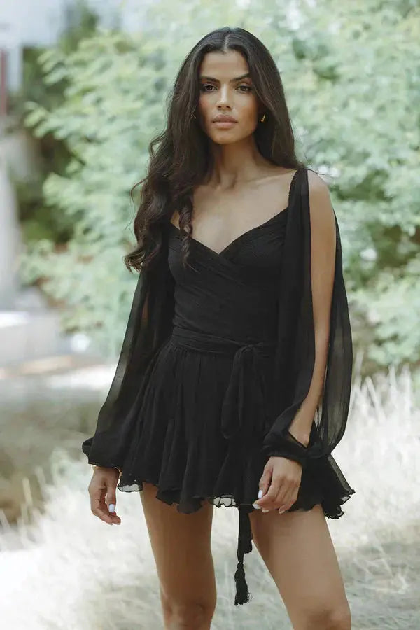 Liora™ Mini-Kleid mit Ballonärmeln Modeberg Bern