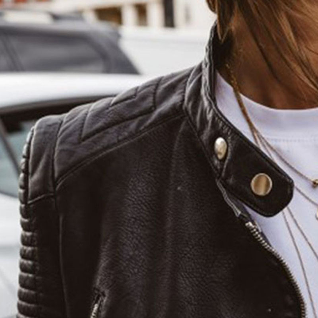 Lorent™ Elegante Jacke im Bikerstil Modeberg Bern