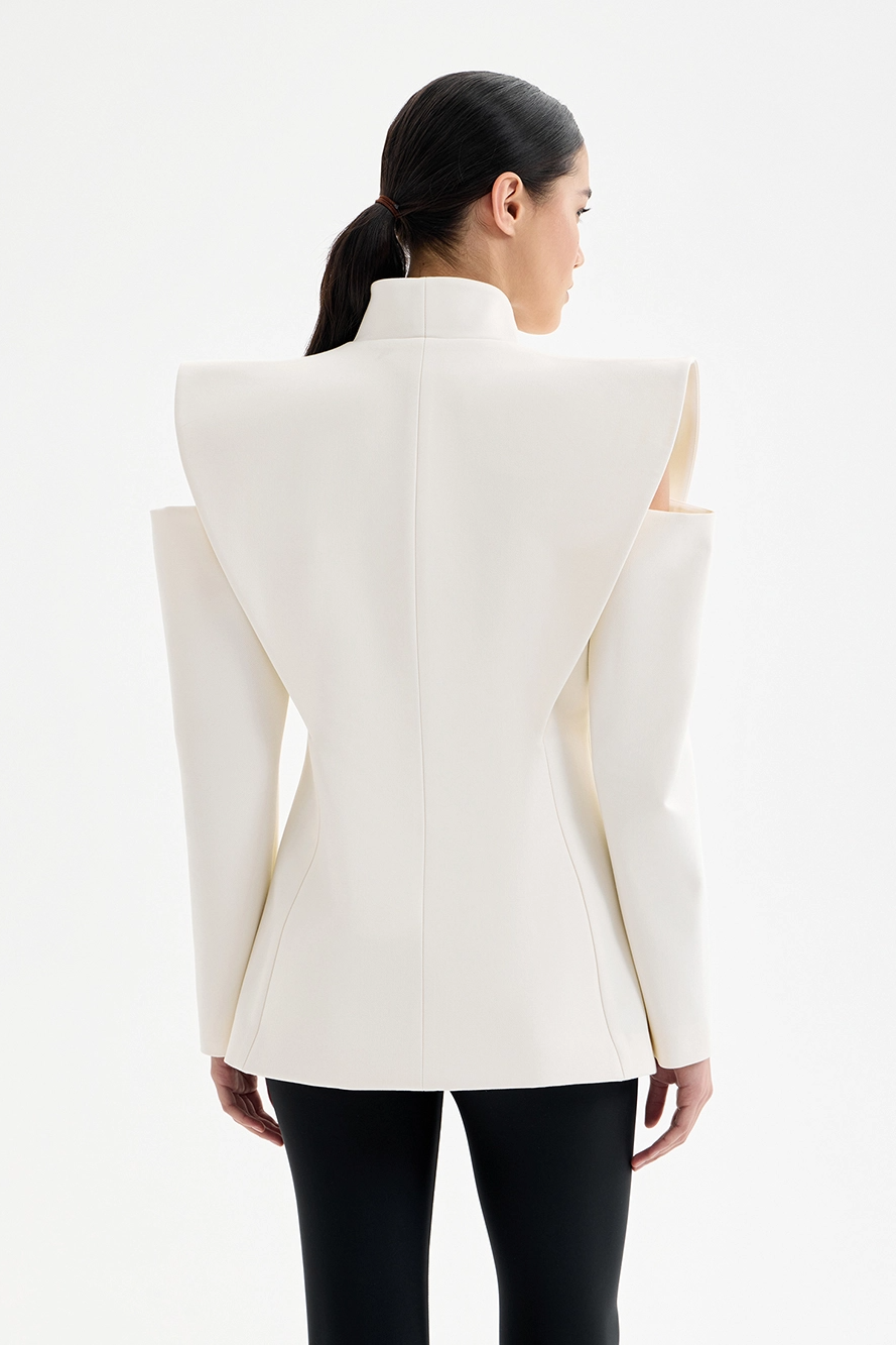 Lorvane™ Skulpturaler Blazer mit Schulterdetail Modeberg Bern