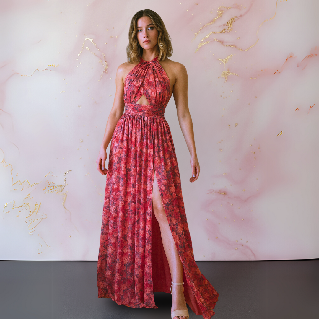 Lumina™ Kleid mit elegantem Blumenprint Modeberg Bern